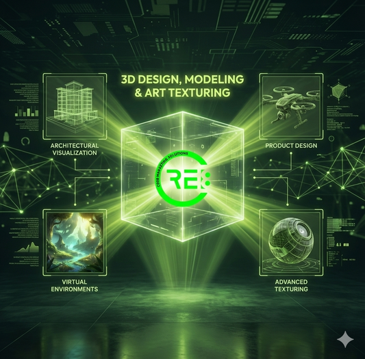 3D Design, Modeling & Art Texturing